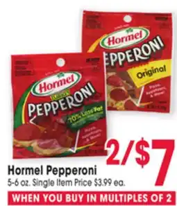 Jewel-Osco Hormel Pepperoni offer