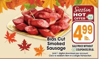 Jewel-Osco Smoked Sausage Sausage offer