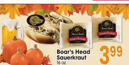 Jewel-Osco Boar's Head Sauerkraut offer