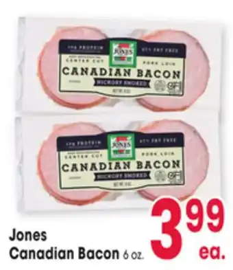 Jewel-Osco Jones Canadian Bacon offer