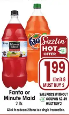 Jewel-Osco Fanta or Minute Maid offer