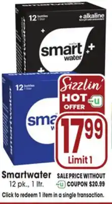 Jewel-Osco Smartwater offer