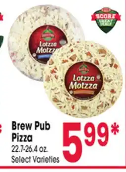 Jewel-Osco Brew Pub Pizza offer