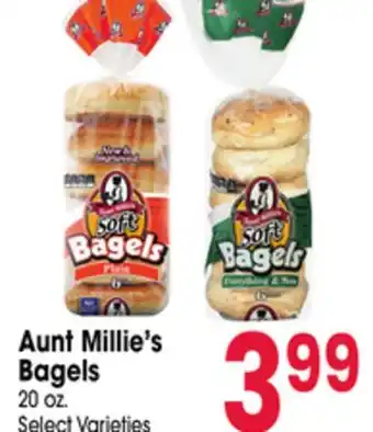 Jewel-Osco Aunt Millie's Bagels offer