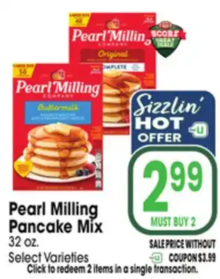 Jewel-Osco Pearl Milling Pancake Mix offer