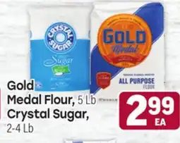 Tony’s Fresh Market Gold Medal Flour, 5Lb Crystal Sugar, 2-4Lb offer