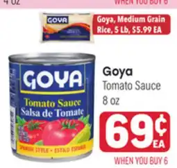 Tony’s Fresh Market Goya Tomato Sauce offer