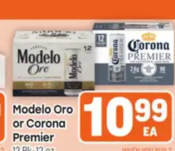 Tony’s Fresh Market Modelo Oro or Corona Premier offer