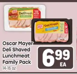 Tony’s Fresh Market Oscar Mayer Deli Shaved Lunchmeat Family Pack offer