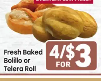Tony’s Fresh Market Fresh Baked Bolillo or Telera Roll offer