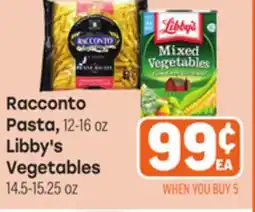 Tony’s Fresh Market Racconto Pasta, 12-16 oz Libby's Vegetables 14.5-15.25 oz offer