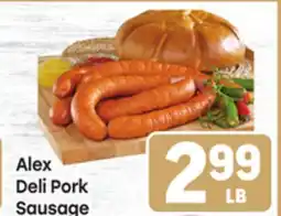 Tony’s Fresh Market Alex Deli Pork Sausage offer