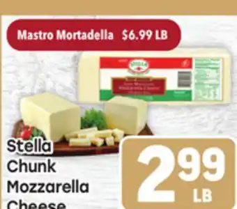 Tony’s Fresh Market Stella Chunk Mozzarella Cheese offer