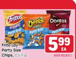 Tony’s Fresh Market Frito Lay Party Size Chips offer