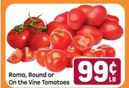 Tony’s Fresh Market Roma, Round or On the Vine Tomatoes offer