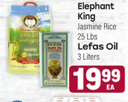 Tony’s Fresh Market Elephant King Jasmine Rice Lefas Oil offer