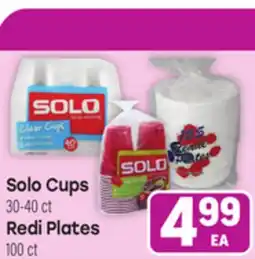 Tony’s Fresh Market Solo Cups 30-40 ct Redi Plates 100 ct offer