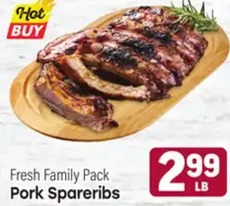 Tony’s Fresh Market Pork Spareribs offer
