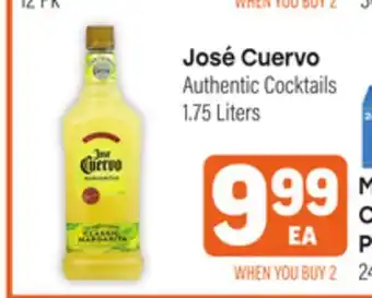 Tony’s Fresh Market José Cuervo Authentic Cocktails offer