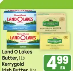 Tony’s Fresh Market Land O Lakes Butter, 1 Lb Kerrygold Irish Butter, 8 oz offer