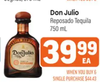 Tony’s Fresh Market Don Julio Reposado Tequila offer
