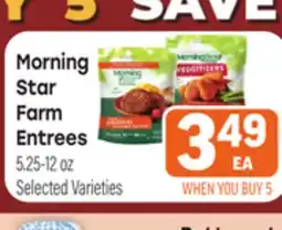 Tony’s Fresh Market Morning Star Farm Entrees offer