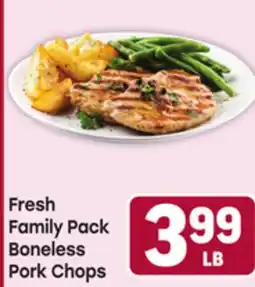 Tony’s Fresh Market Fresh Family Pack Boneless Pork Chops offer