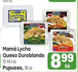 Tony’s Fresh Market Mamá Lycha Queso Duroblando 12-14.1 oz Pupusas, 18oz offer