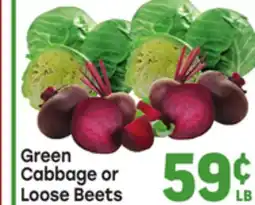 Tony’s Fresh Market Green Cabbage or Loose Beets offer