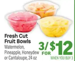 Tony’s Fresh Market Fresh Cut Fruit Bowls offer