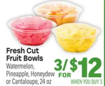 Tony’s Fresh Market Fresh Cut Fruit Bowls offer