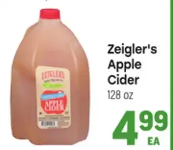 Tony’s Fresh Market Zeigler's Apple Apple Cider offer