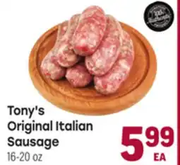 Tony’s Fresh Market Tony's Italian Original Sausage offer