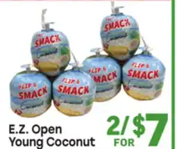 Tony’s Fresh Market E.Z. Open Young Coconut offer