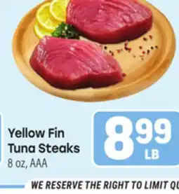 Tony’s Fresh Market Yellow Fin Tuna Steaks offer