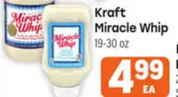 Tony’s Fresh Market Kraft Miracle Whip offer