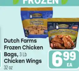 Tony’s Fresh Market Dutch Farms Frozen Chicken Bags, 3 Lb Chicken Wings 32 oz offer