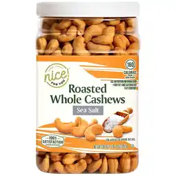 Walgreens Roasted Whole Cashews Sea Salt offer