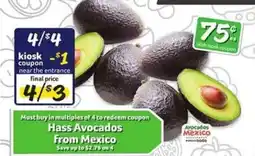 Winn Dixie Hass Avocados from Mexico offer