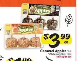 Winn Dixie CARAMEL APPLES offer