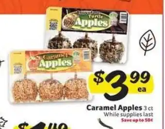 Winn Dixie CARAMEL APPLES offer