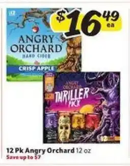 Winn Dixie 12 Pk Angry Orchard offer