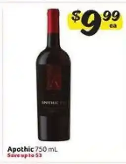 Winn Dixie Apothic offer