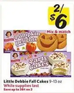 Winn Dixie Little Debbie Fall Cakes offer