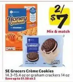 Winn Dixie SE Grocers Crème Cookies offer