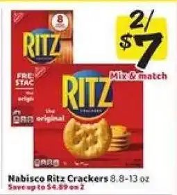 Winn Dixie Nabisco Ritz Crackers offer