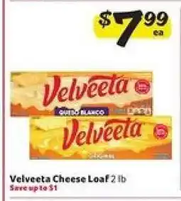Winn Dixie Velveeta Cheese Loaf offer