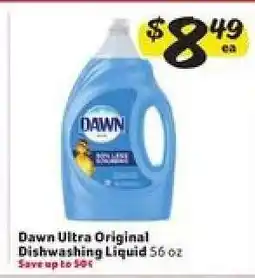 Winn Dixie Dawn Ultra Original Dishwashing Liquid offer
