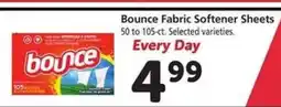 Safeway Bounce Fabric Softener Sheets offer