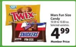 Safeway Mars Fun Size Candy offer